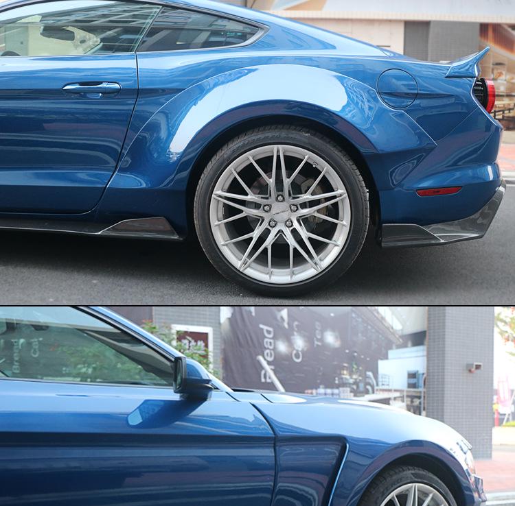 18-23 Ford Mustang Wide Body Kit: Mudguards, Wheel Arches, Fenders