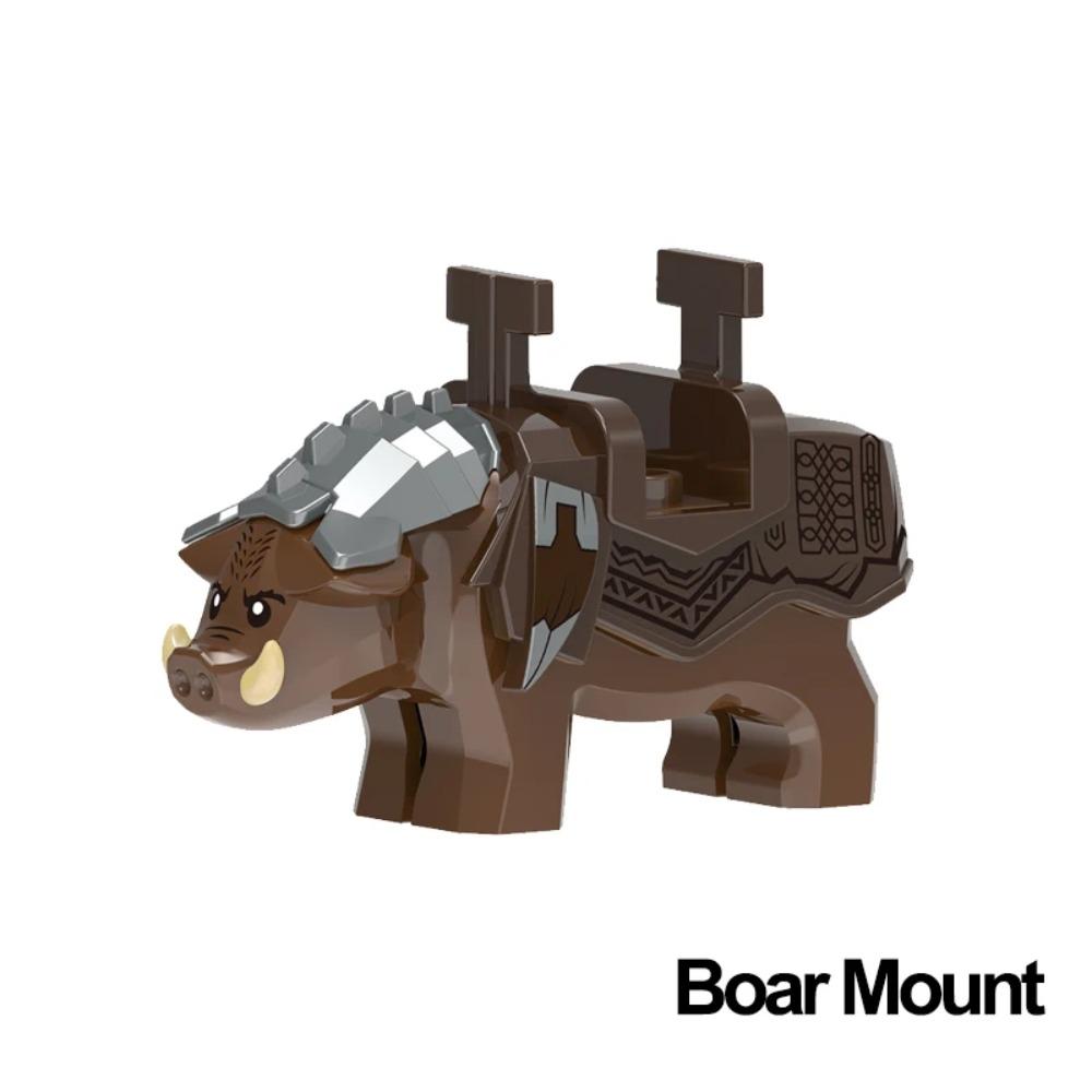 Животные Строительные Блоки Город Маленькие Большие Украшения Панда Собака Овца Свинья Корова Зоопарк Олень Монстр Крокодил Тигр Волк Орел Подарок Мальчику Игрушка