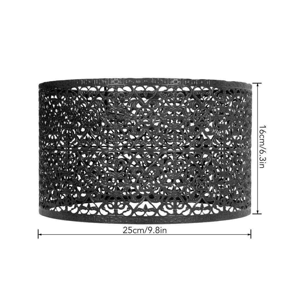 Lamp Shade Hollow Out Metal Lampshade E27 E14 Use Good Heat Dissipation Exquisite Lamp Cover