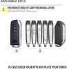 Чехол для брелока с брелоком 5/6/7/8/9 кнопок Подходит для Kia Telluride EV9 Picanto GT Line Sorento Sportage Carnival KX3 Корпус чехла для умного ключа из цинкового сплава