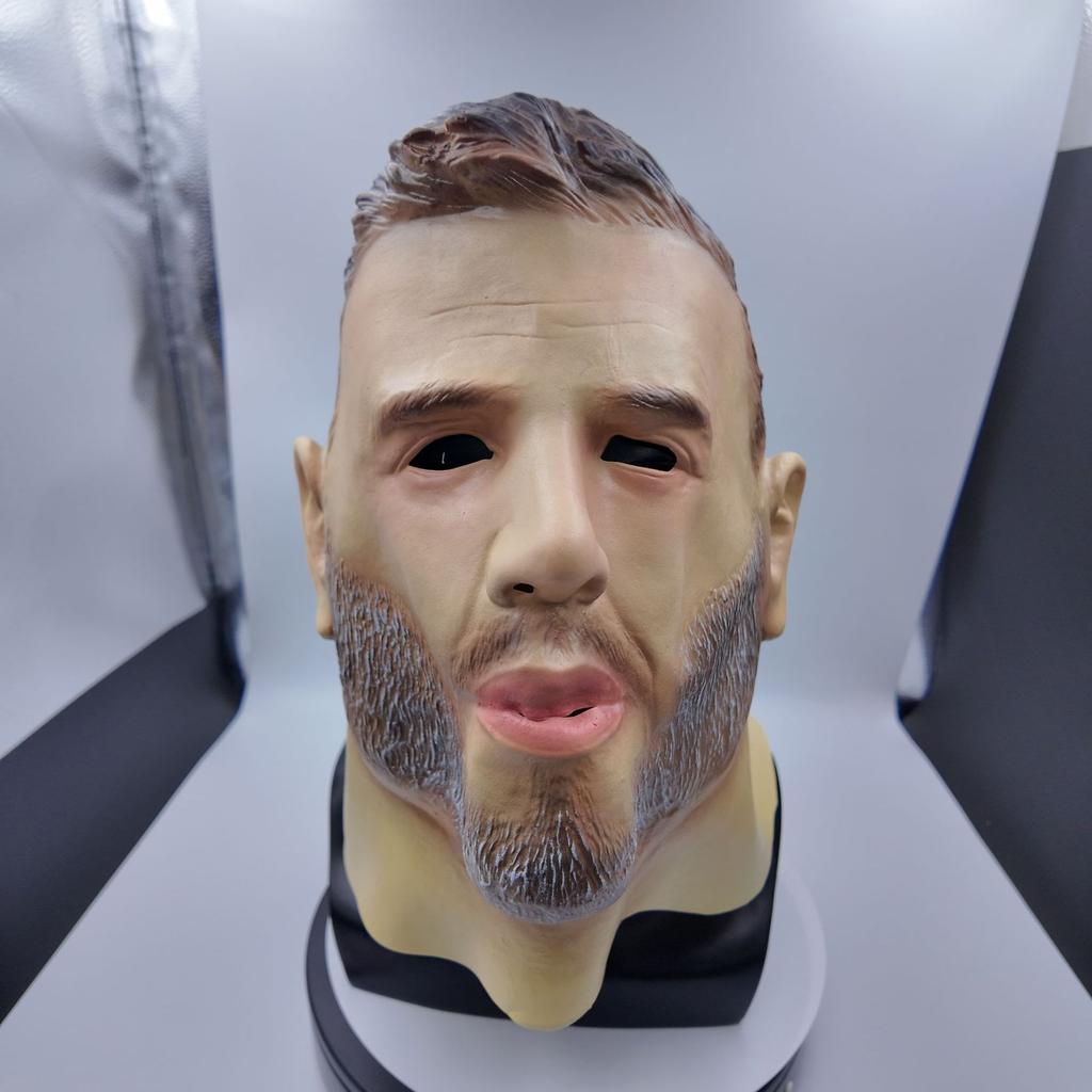 Popular handsome young man headgear character mask, can be labeled and quality inspected