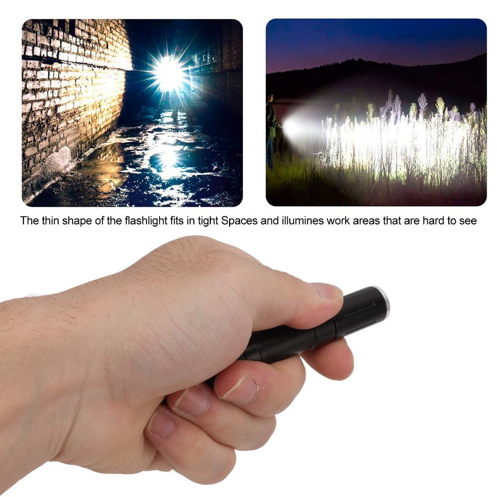 Aluminum Alloy Pocket Torch Stretchable Focusing LED Pen Light Durable LED Flashlight Inspection