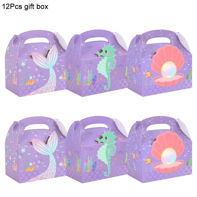 Набор одноразовой посуды «Русалочка» Бумажные тарелки для чашек на тему «Русалочка» Для детей и девочек Украшения для вечеринок на день рождения Под водой