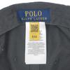 [Polo Ralph Lauren] Мужская 6-панельная кепка с логотипом Pony в одной точке, угольно-серая (ОДИН РАЗМЕР) [Использовал]
