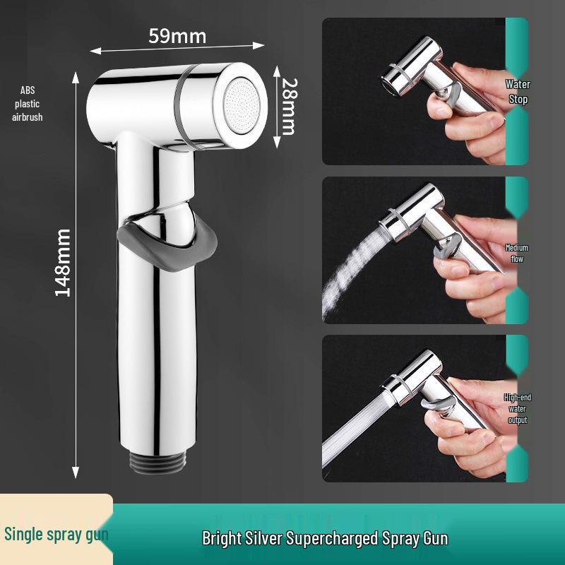 Полностью медный набор биде с напорным распылителем для ванной комнаты