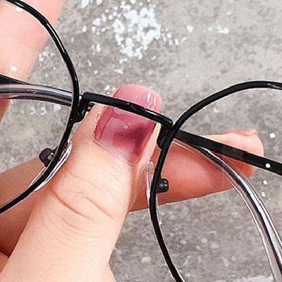 Очки с блокировкой синего света, унисекс, восьмиугольная оправа, прозрачный вид, прочный шарнир, защита глаз, прозрачные очки с синим светом, очки, очки