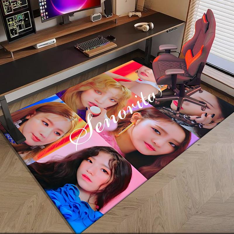 Kpop idle Colorful Dreams Carpet, Kitchen Rugs, Yoga Mat, Non-Slip Mats, Rug for Bathroom, Living Room bedroom, Camping Rugs Christmas Gift