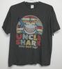 Uncle Shark Short Sleeve T-Shirt Men's 3XL Gray