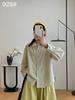 2026 French Design Women's Spring Long Sleeve Jacquard Hollow-Out Cotton Shirt Jacket