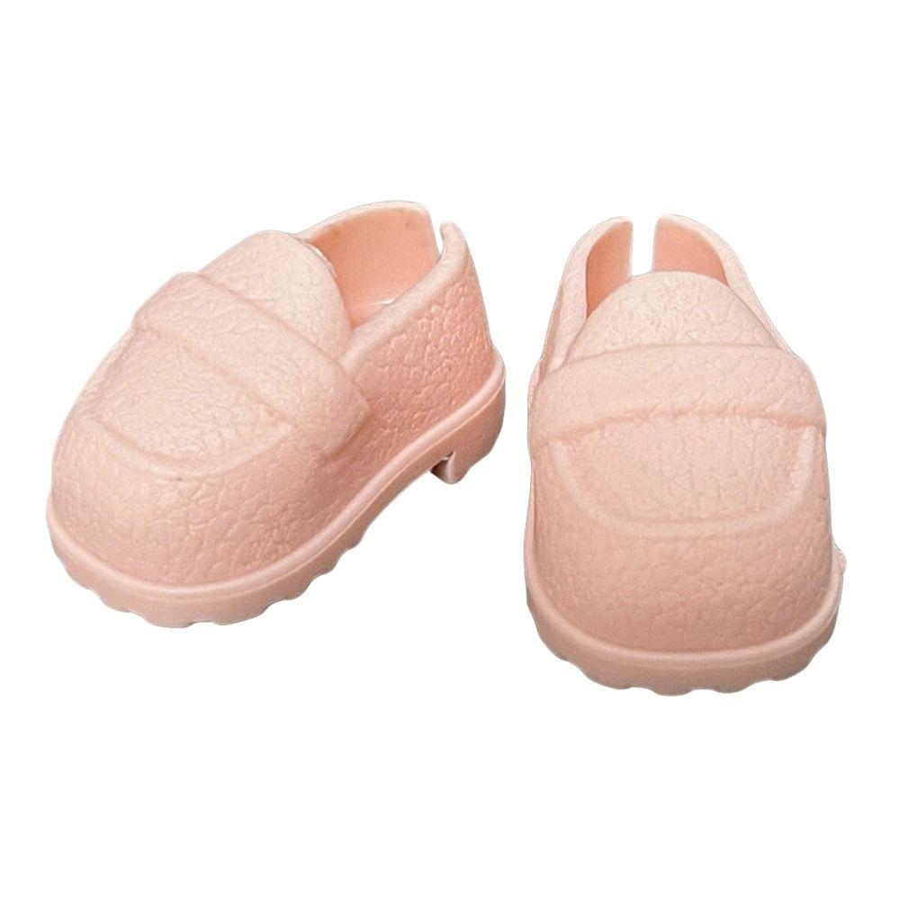 Hand-made Silicone Shoes 3.5x2.1cm Princess Shoes New Cotton Doll Shoes Miniature Fashion