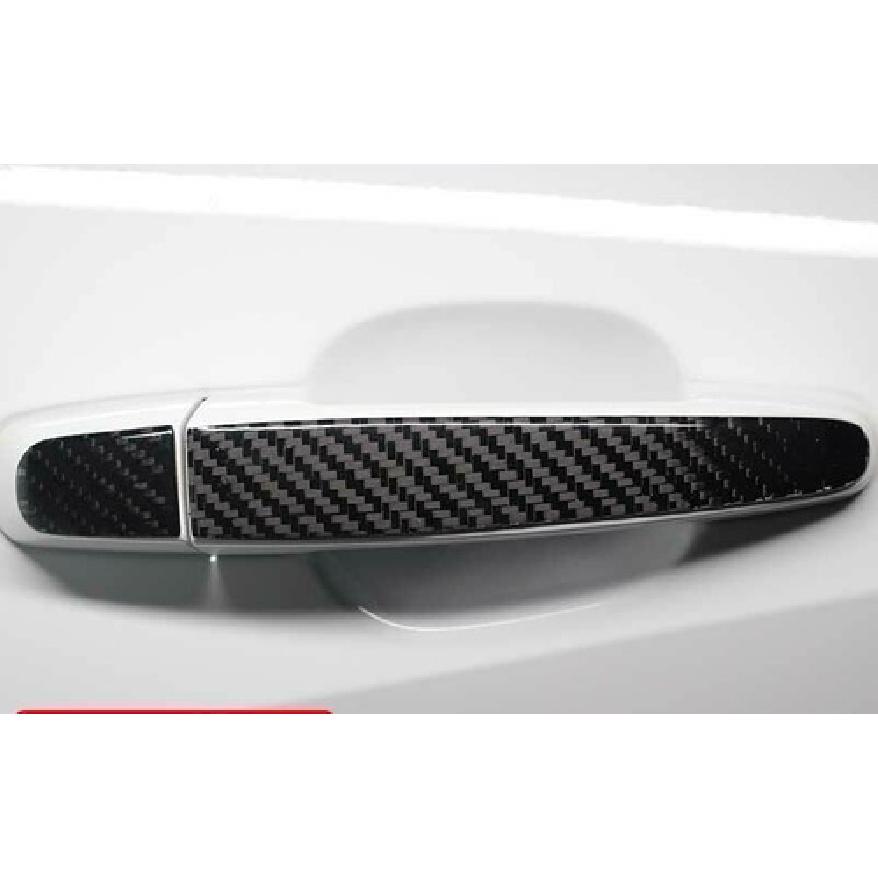 HOutside Door Handle Cover Trim For Chevrolet Malibu Real Carbon Fiber 2019-2021