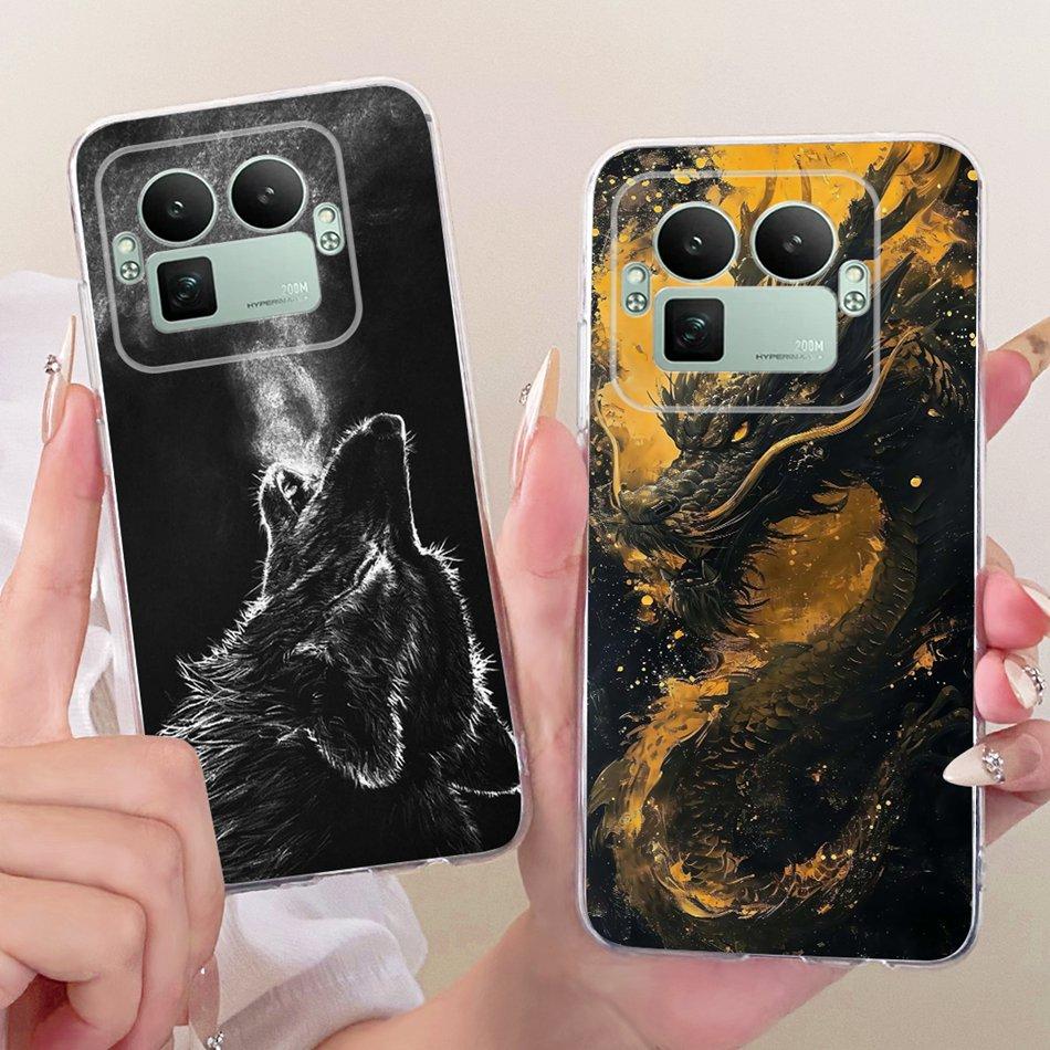 For Realme GT 8 Pro 2025 Cool Dragon Tiger Pattern Phone Case For Realme GT8 GT 8Pro 5G RMX5210 Soft Silicone TPU Cases