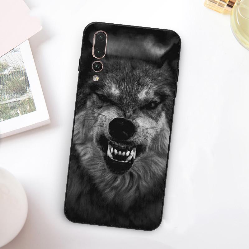 Чехол «Злой Волк» для Huawei Nova Y60 Y70 Y90 Y72 Y73 Y61 Y91 7i 8i 11i 12i 12s 9 10 SE P20 P30 P40 Lite