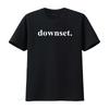 DOWNSET T Shirt for Men and Women Available in Sizes S XXL Colors Black White vintage Washed fashion Casual graphic Breathable