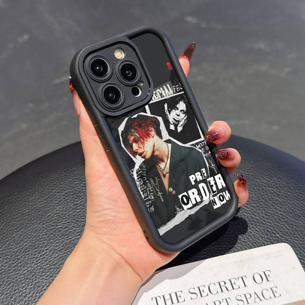 Yungblud Lowlife Для iPhone 17 16 15 14 13 12 11 Pro Max Plus Черный Чехол из ТПУ с Полным Покрытием Ударопрочный