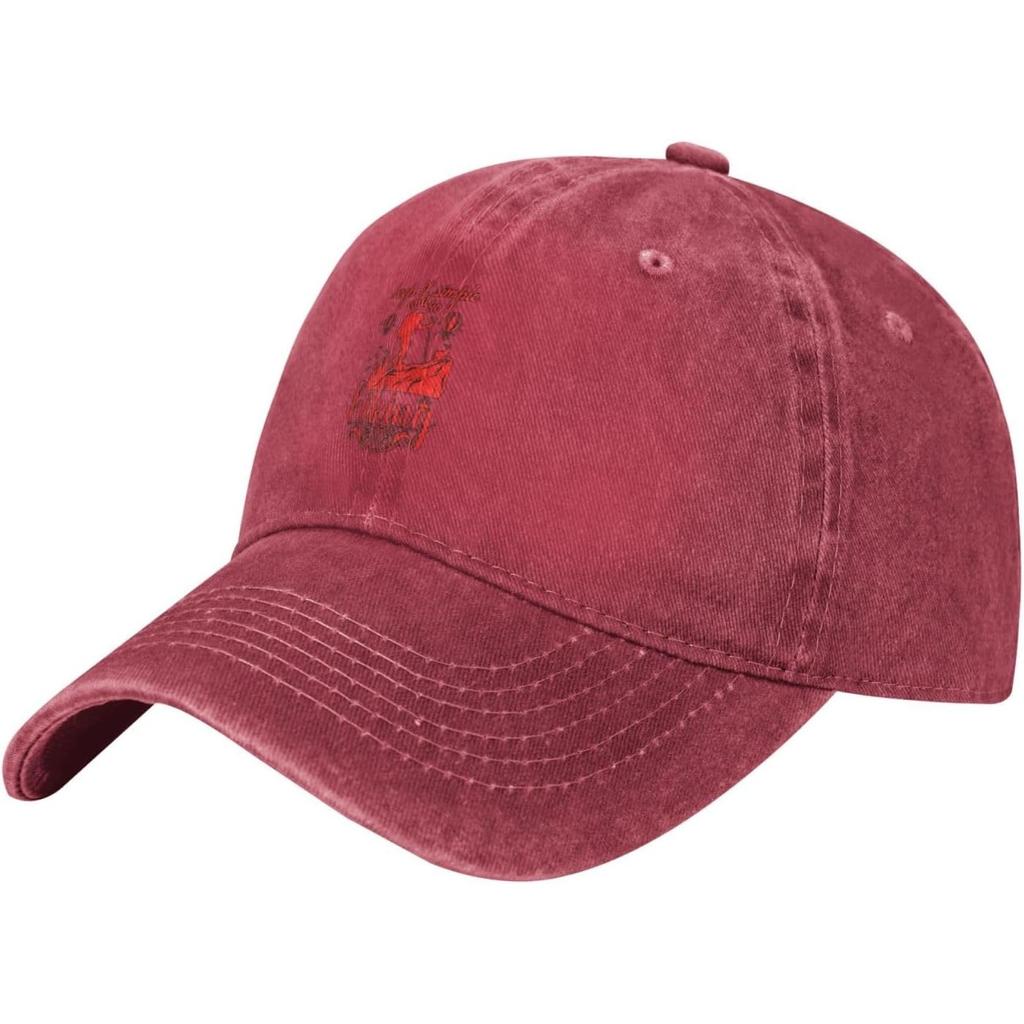 Hiking Graphic Washed Cotton Baseball Cap Breathable Low Profile Dad Hat for Unisex