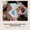 Flower Butterfly Leaves Rubber Craft Stamps Wooden Journal Stationery Children Stamp  for Scrapbook