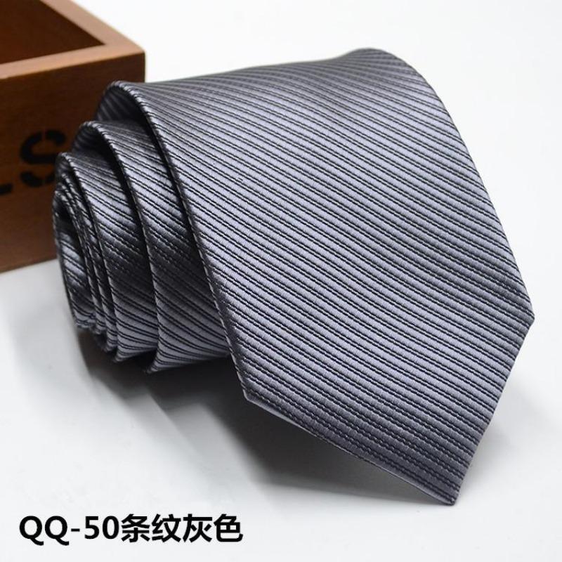 Мужское Платье Деловой Повседневный Профессиональный Жених Свадьба Лучший Муж С Полосатым Жаккардом Изысканный Джентльмен Мужской Премиальный Галстук