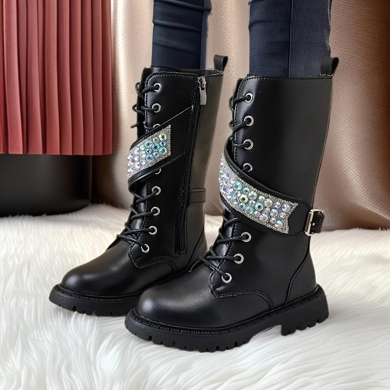 Autumn Winter Knee High Boots Girls Older Kids
