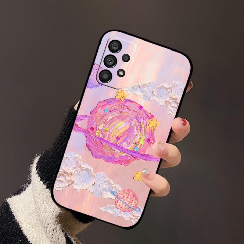 Милый Мультяшный Чехол-Бампер Для Samsung A33 A53 A73 Мягкий Силиконовый TPU Чехол Для Телефона Samsung Galaxy A72 4G 5G Защитный