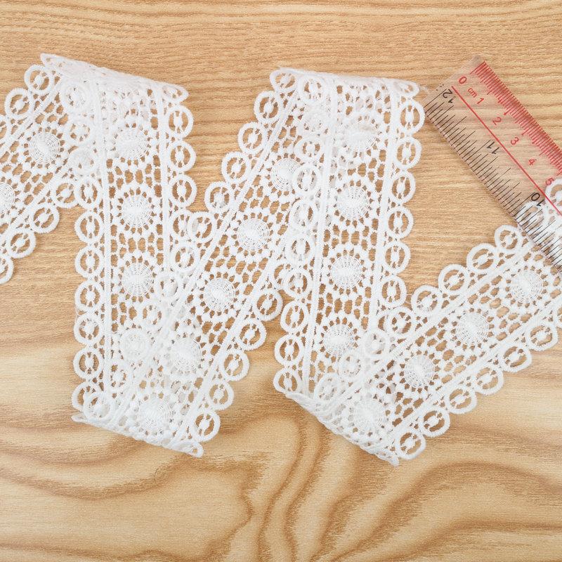 New Milk Silk Lace, Water-Soluble Embroidery Lace Accessories Diy Clothes Shoes Bags Curtains Decoration Handmade