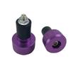 Szmsmy Специальный Баренды! Грипса на руль для мотоциклов Алюминиевые специальные заглушки! Грипса на торец руля для мотоциклов Алюминий (фиолетовый)