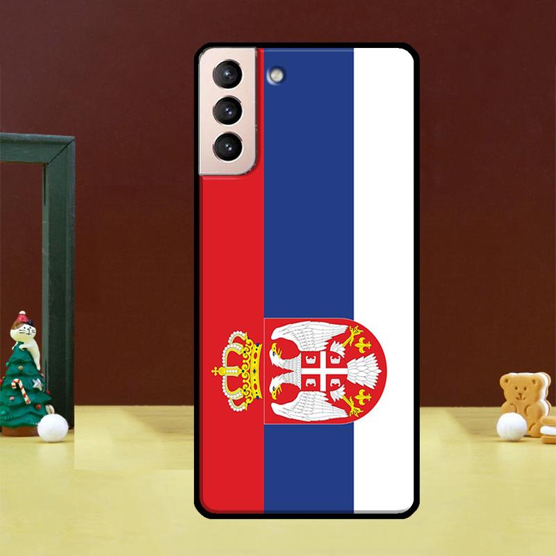 Чехол Флаг Сербии для Samsung Galaxy S23 S21 S22 Ultra S8 S9 S10 Note 10 Plus Note 20 Ultra S20 FE