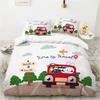 Cartoon Fast Speed Car King  Duvet Cover Set HD Comforter Cover for Kids Bedding Sets Bedclothes Bedroom Decor