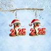 Snake Number 2025 Dangle Earrings 2025 Number Letter Number Figure Earring  Fashion Jewelry