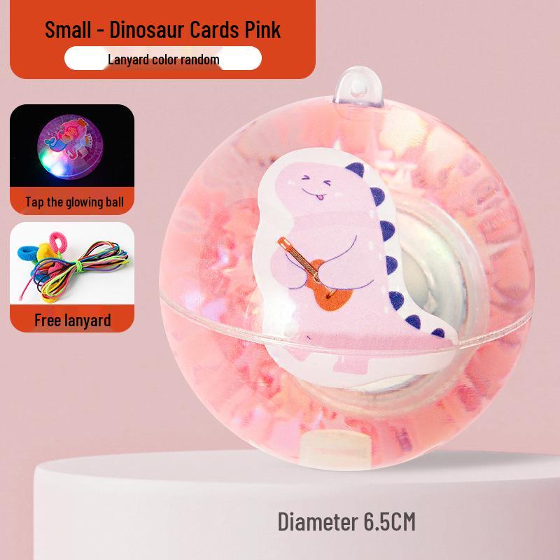 Светящийся набор прыгающих мячей с кольцом на лодыжку для детей - Мигающая, прыгучая, эластичная спортивная игрушка для мальчиков и девочек