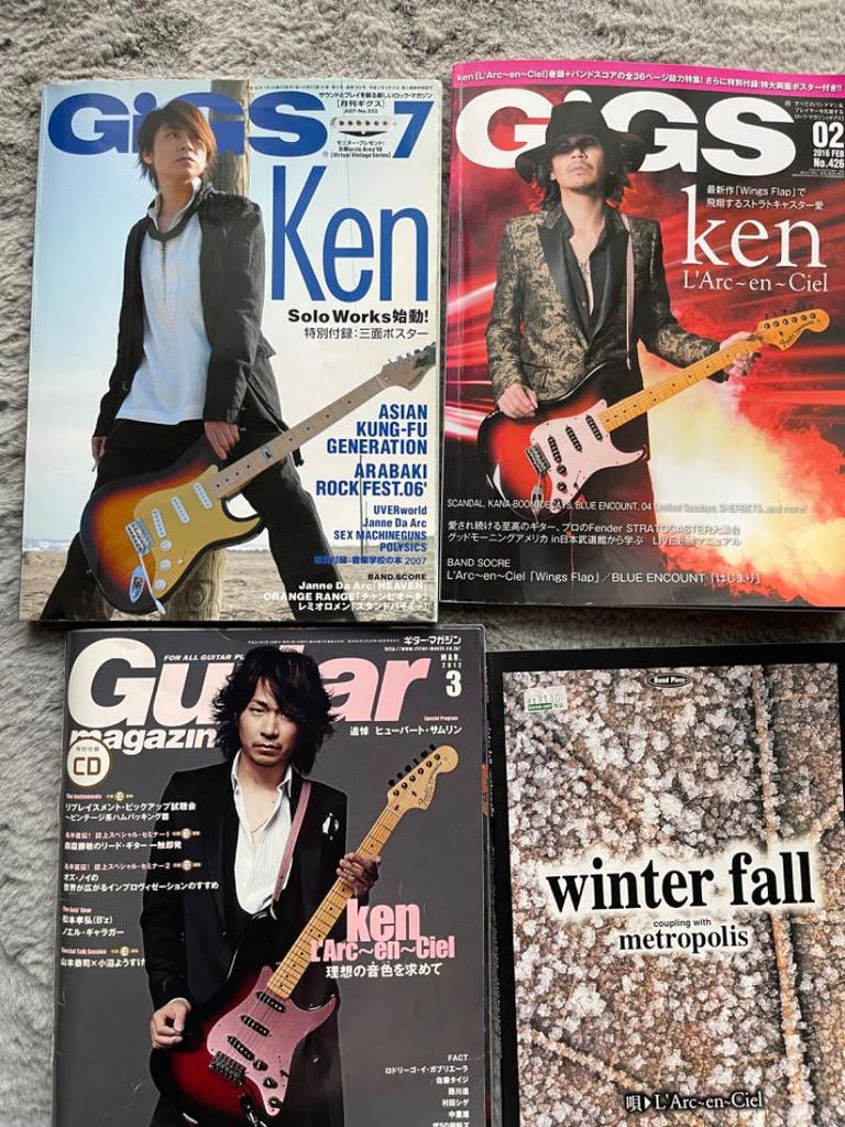 [USED] GIGS Ken & L'Arc-en-Ciel Magazine Set Band Score
