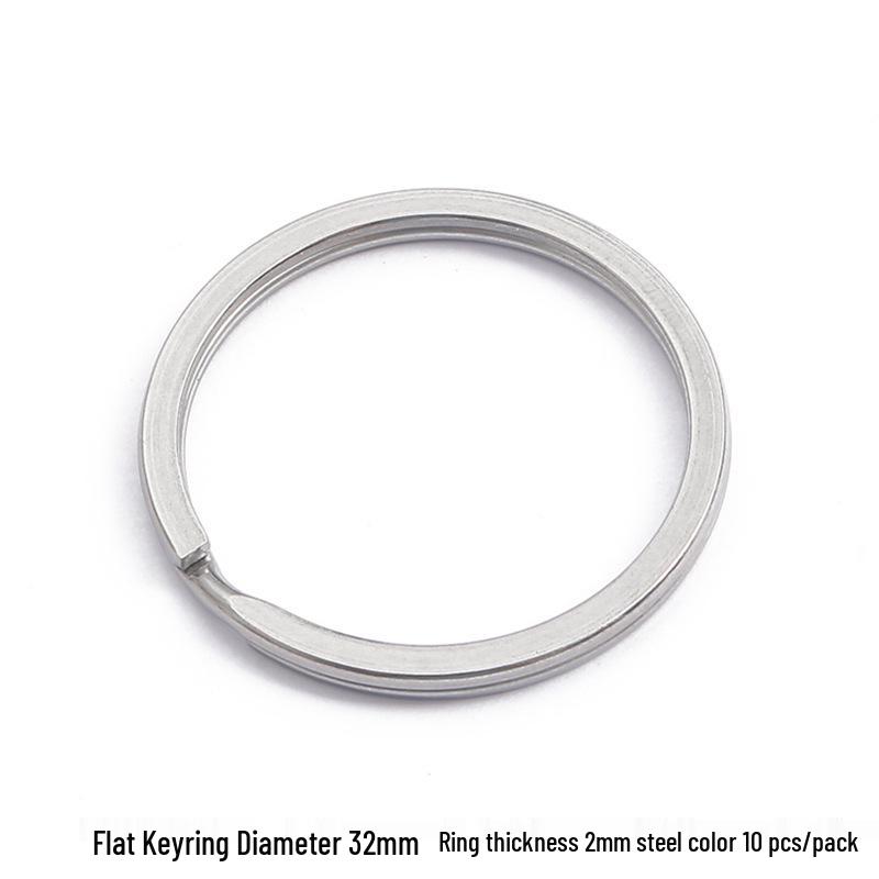DIY Jewelry Accessories: Thickened Stainless Steel Keyring and Storage Ring