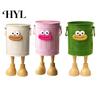 Space-saving Pen Container Cartoon Holder Round Vertical Pencil for Office Home Stationery For Desk Study Desktop Accessories Storage Organizer