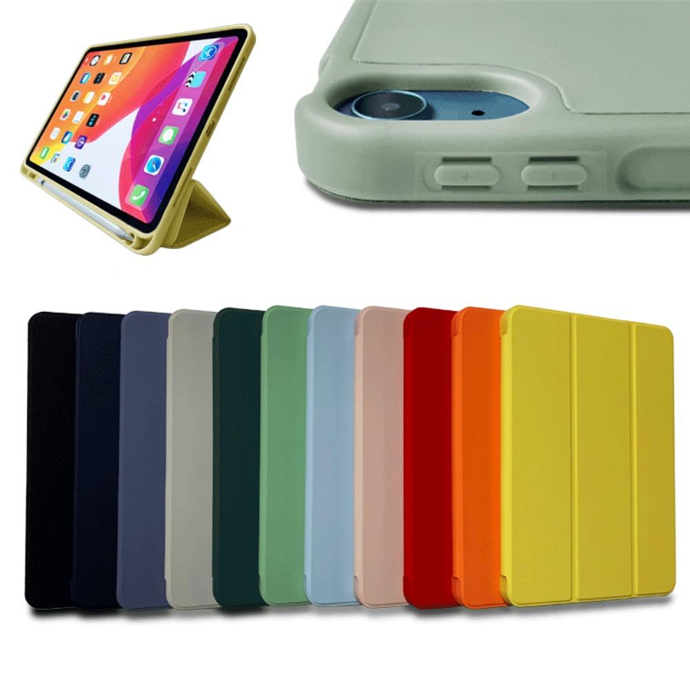 Для iPad 10 чехол магнитный 10,9 дюймов противоударный силиконовый чехол с держателем карандаша мягкий чехол