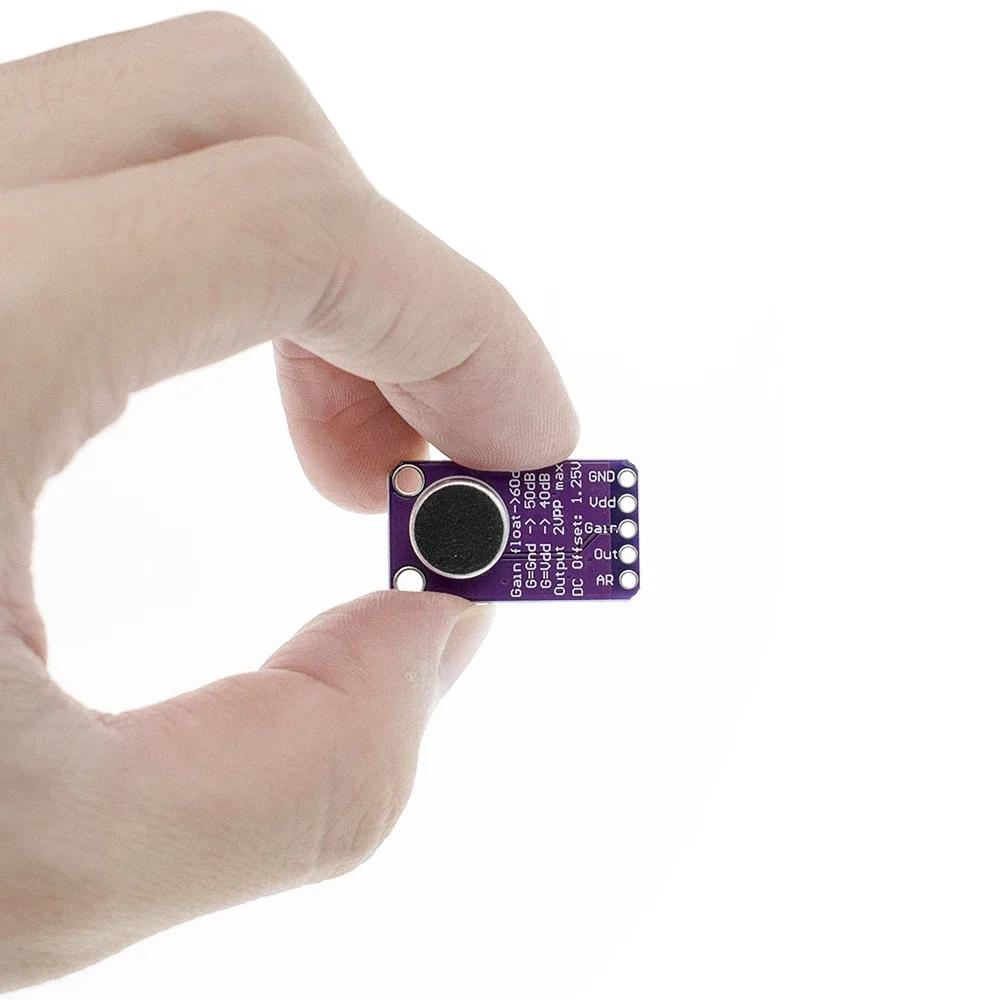 1pcs MAX9814 Microphone AGC Amplifier Board Module Auto Gain Control Programmable Attack and Release Ratio Low THD