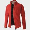 European Men's Thick Knitted Stand Collar Sweater Cardigan 2022 Edition