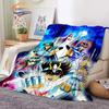 Classics Animated Character Seiya Patterned Wool Blanket Cartoon Saint Seiya Series Children Shawl and Sofa Super Soft
