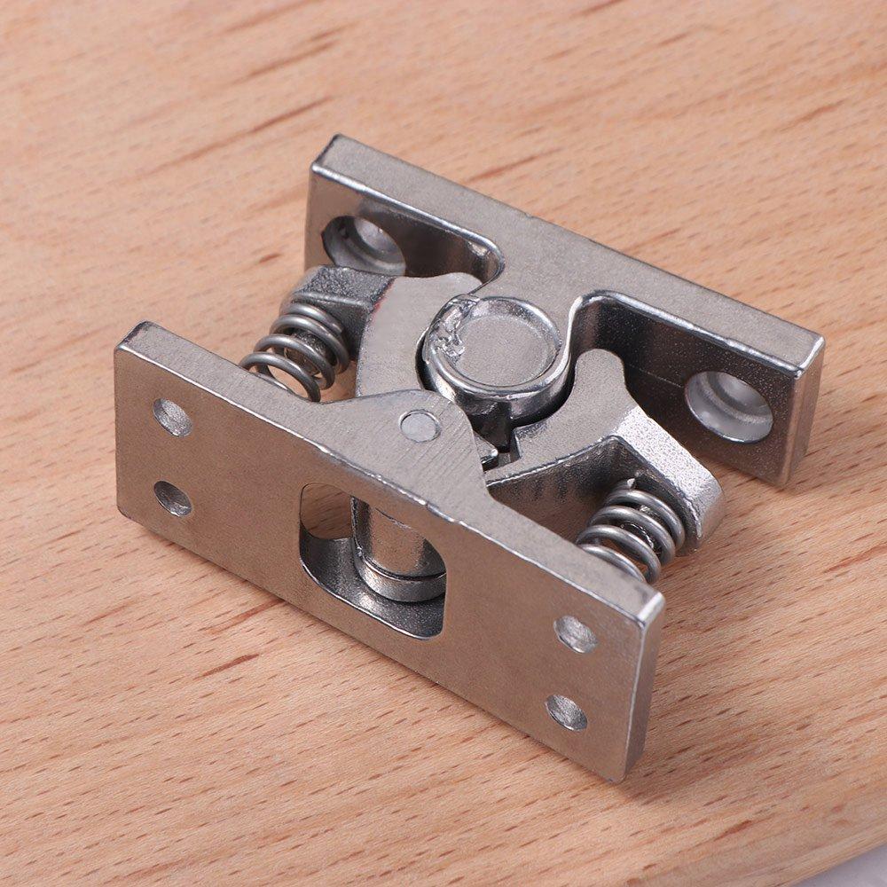 Universal Spring Loaded Door Lock Heavy Duty Touch Bead Buckle Lock Door Stopper Lock  Cabinet
