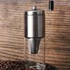 2 in 1 Hand-cranked Coffee Grinder Manual with Filter Travel Coffee Mill Adjustable Coarseness Ceramic Grinding Core