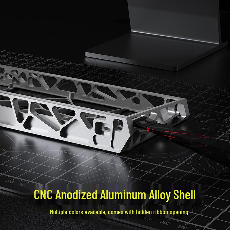 Корпус клавиатуры из анодированного алюминиевого сплава H60: Полый корпус для моделей с магнитной осью Wooting/MAD60/WIN60