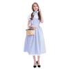 Halloween Wizard of Oz Cosplay Suit Dorothy Children Adult Blue Checked Skirt Pastoral