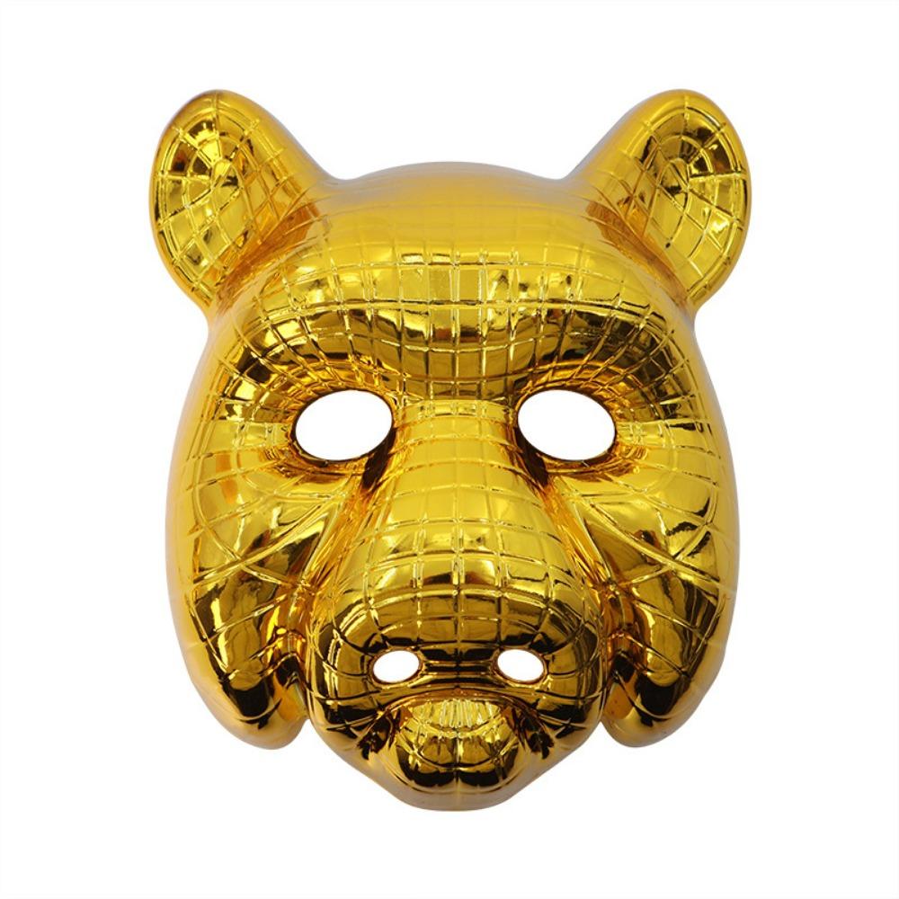 Golden Party Ball Mask Animal Costume Cosplay Mask Creative Full Face Mask  Costume Accessories