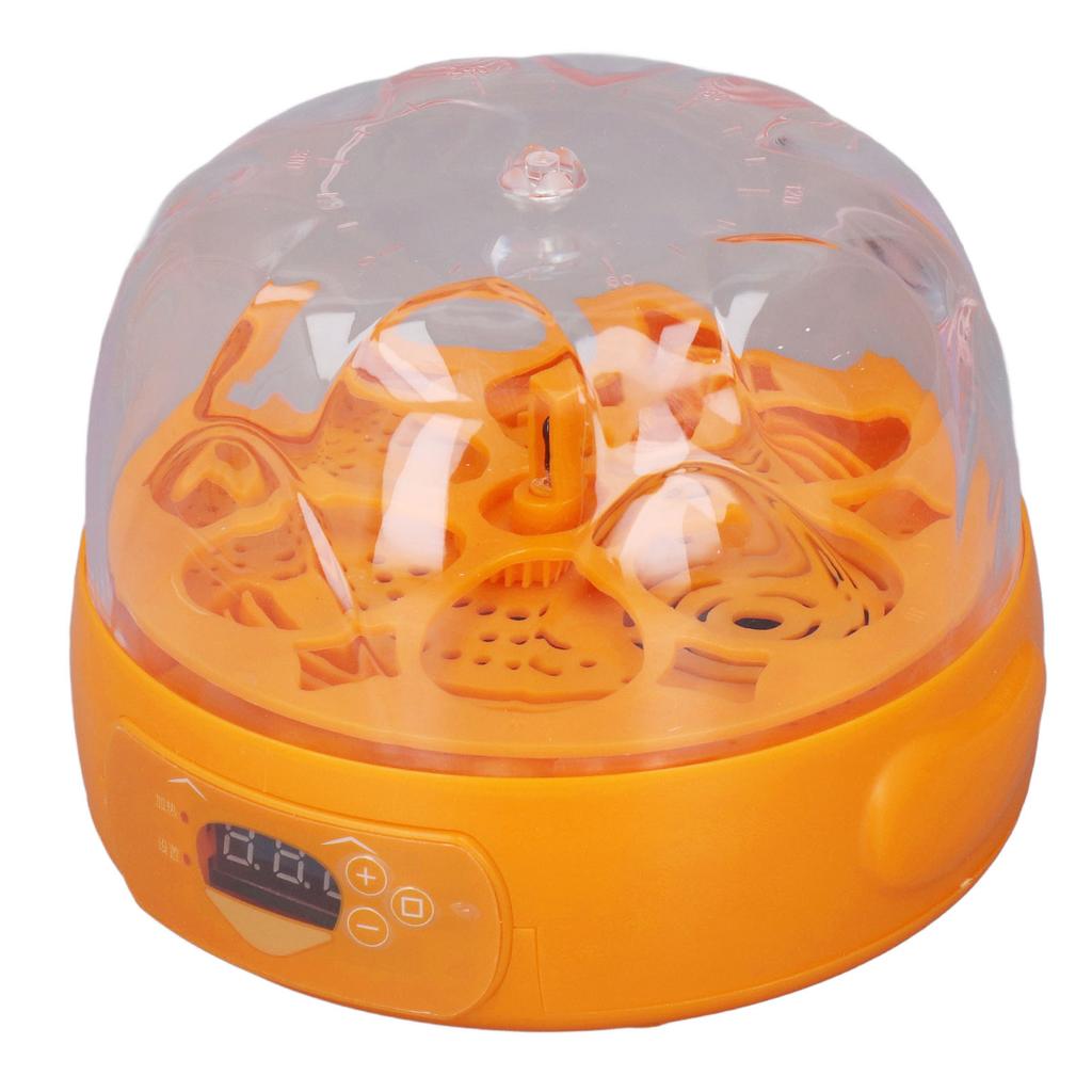 15W Egg Incubator 6 Eggs Digital Mini Fully Automatic Egg Incubator with Automatic Egg Turner for