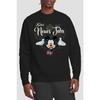 Disney Unisex Adult German Mickey Mouse Fireworks New Year Sweatshirt