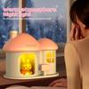 Увлажнитель воздуха Cartoon USB 300 мл бесшумный портативный аромадиффузор лампа с эфирным маслом с 7 цветным ночным освещением праздничные подарки