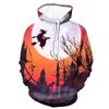 2023 New Men's and Women's Halloween 3D Digital Print Hoodie