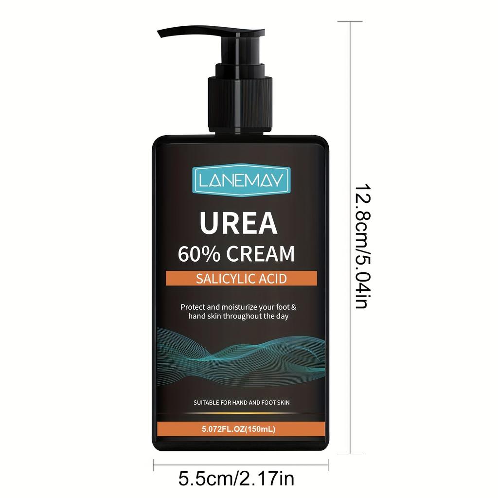 Крем с молочной кислотой 60% и салициловой кислотой - Сильное увлажнение для сухой, шероховатой кожи - Глубокое восстановление трещин, быстро впитывающийся крем