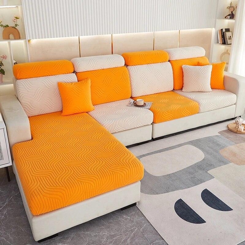 1 шт. Жаккардовые Толстые Плюшевые Чехлы на Сиденья Дивана для Гостиной, Наволочка на Подушку Дивана, Чехлы на Диван, Угловой Защитный Чехол на Диван