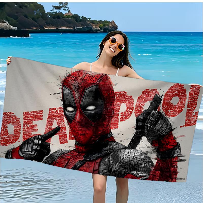 Dead-pool Microfiber Beach Towel, Soft And Absorbent, Quick-Dry, Ideal for Summer Travel, Beach Essential, Swimming Pool Gifts