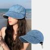 Sunscreen Visors Cap Cloth Snapback Hat Retro Denim Baseball Cap  Women